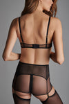 Shorty with Zip and Suspenders - L'Amoureuse